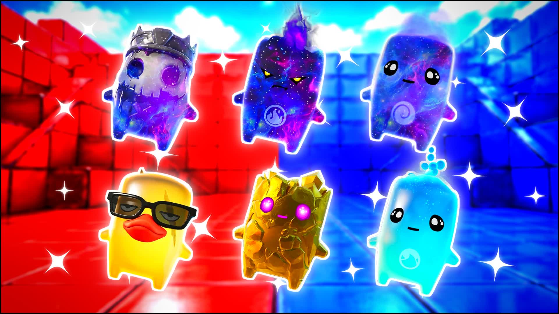 RED VS BLUE SOLAR KICK 🔴🔵 — Fortnite Creative map