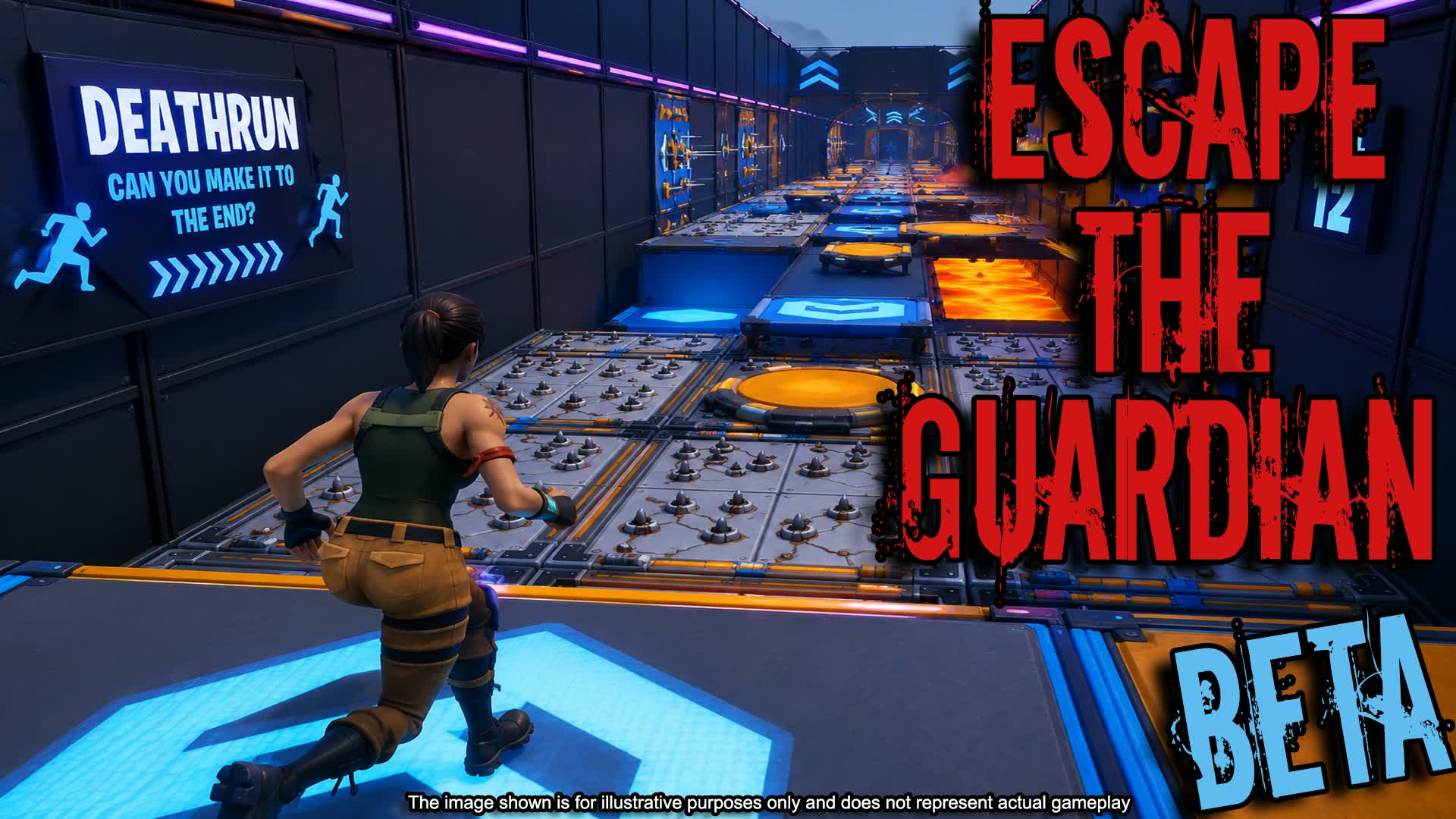 Escape The Guardian (Deathrun) — Fortnite Creative map