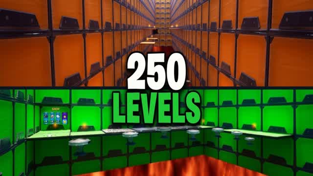 باركور العرب / HARD PARKOUR 250 LEVELS🥇 — Fortnite Creative map