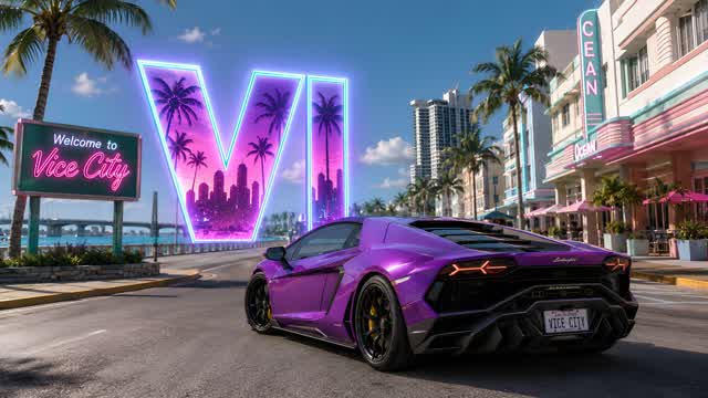 CARS DRIVE🌴VI CITY VICE🌴 COMEBACK — Fortnite Creative map