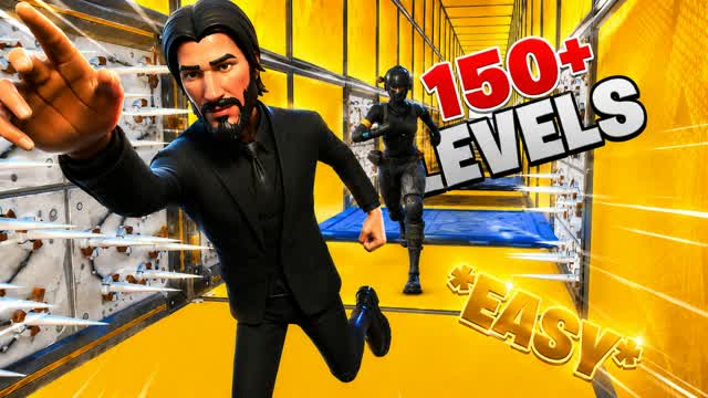 Parkour 150+ Levels — Fortnite Creative map
