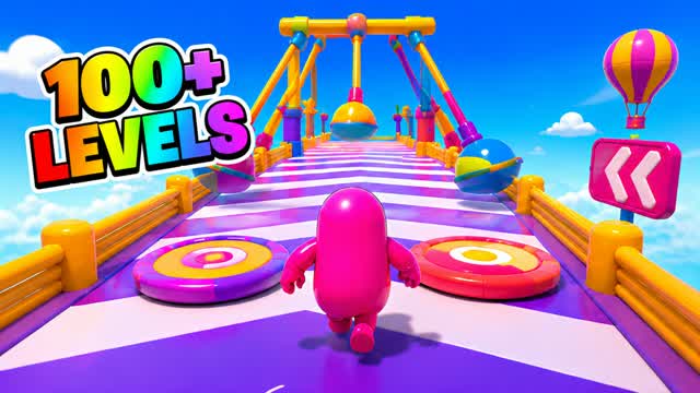 OBBY PARKOUR 100+ — Fortnite Creative map