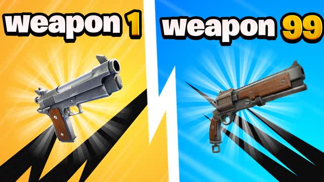gun game 🔫🔥 — Fortnite Creative map cover art