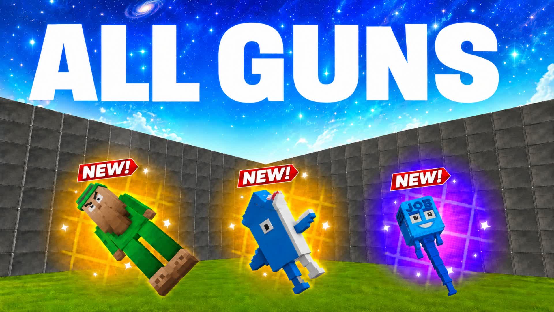 1V1 ALL GUNS & VEHICLES — Fortnite Creative map
