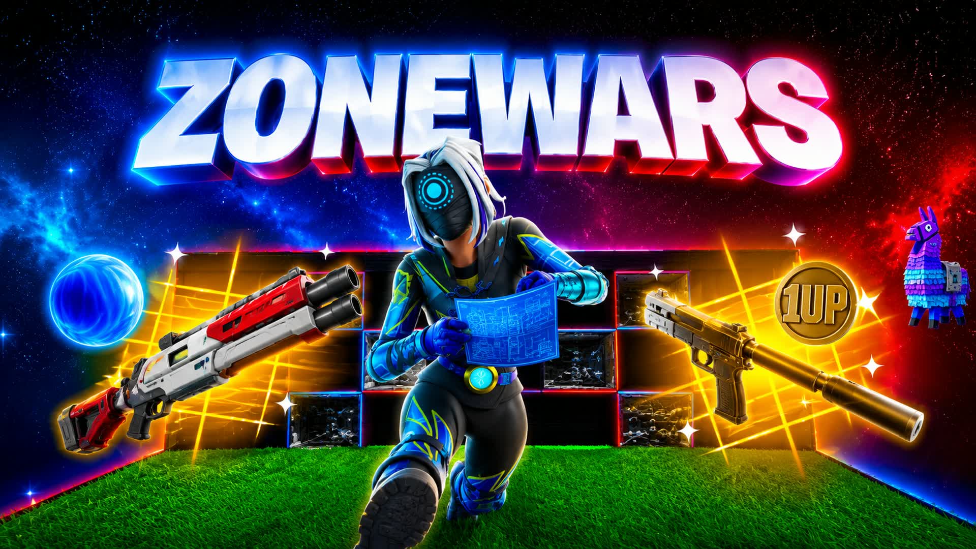 32 Player Zone Wars [Pro,Cup fncs] — Fortnite Creative map