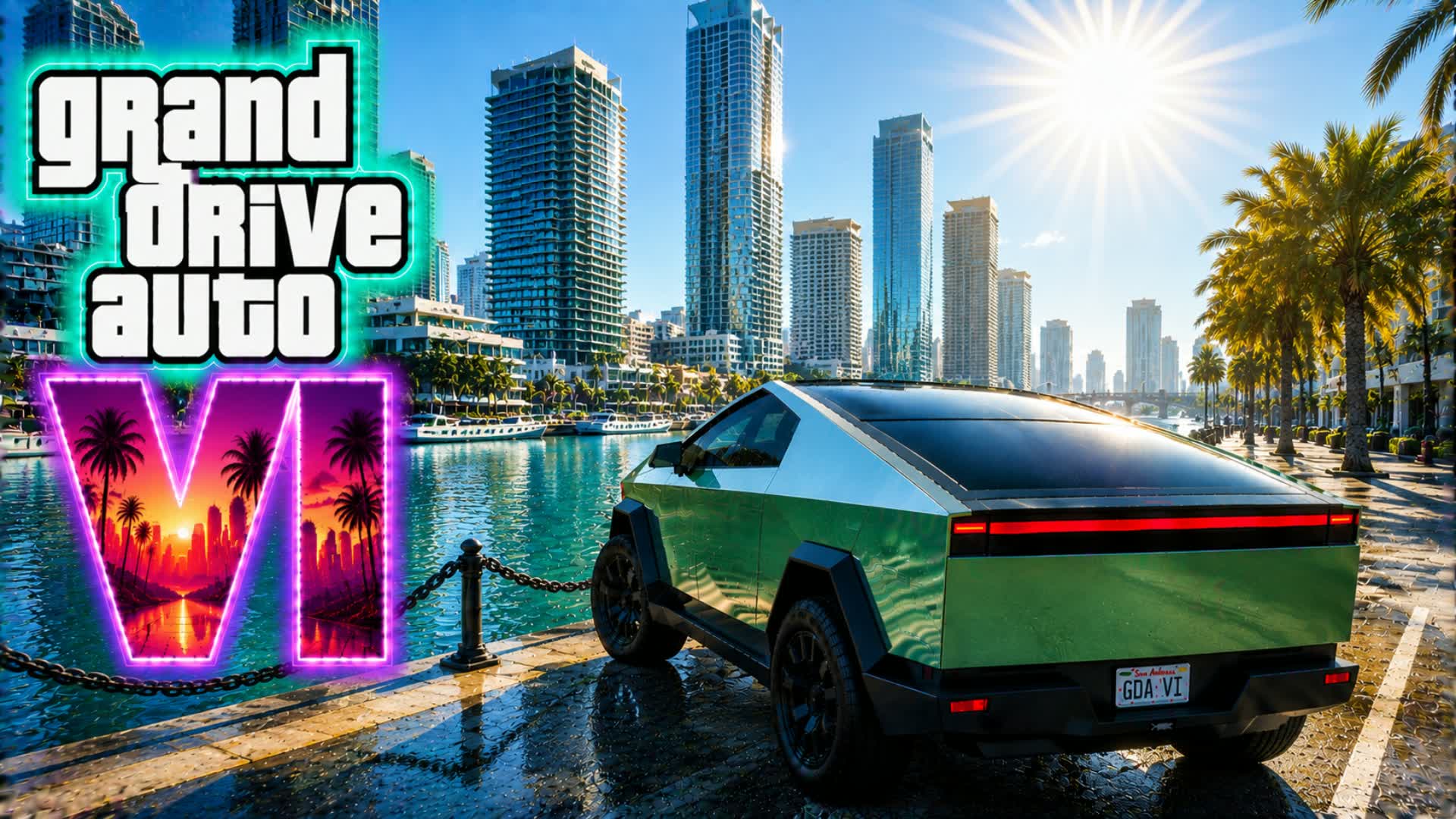 GRAND AUTO DRIVE 6 VI CITY SEA — Fortnite Creative map