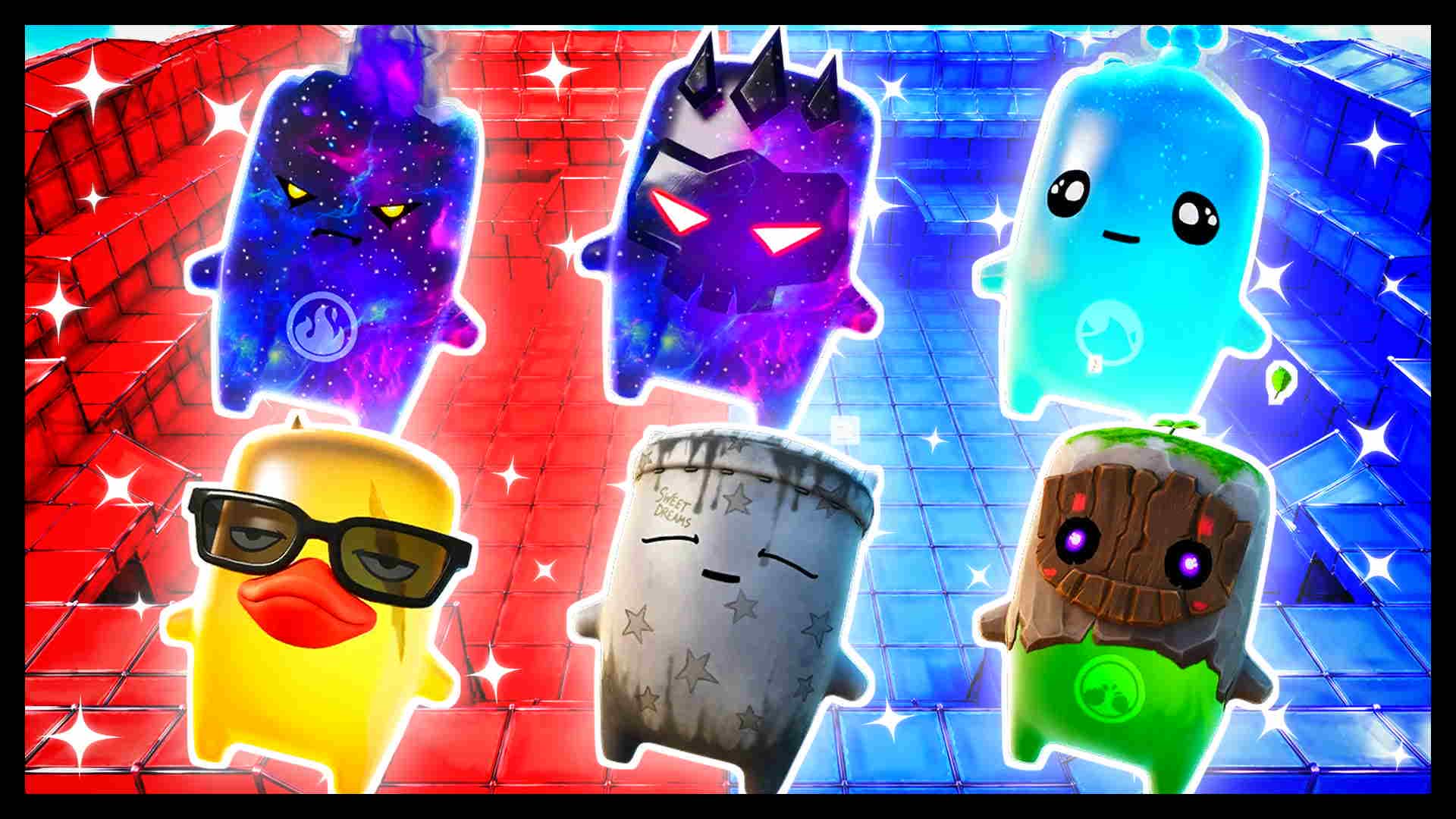 RED VS BLUE STEADY BURSTS 🔴🔵 — Fortnite Creative map