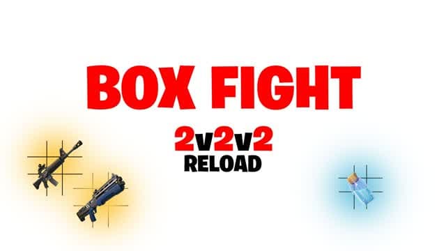 BOX FIGHTS (2V2V2) RELOAD 📦 — Fortnite Creative map cover art