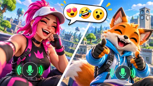 VOXLOUNGE - PROXIMITY LIFE 🔊 SOCIAL — Fortnite Creative map