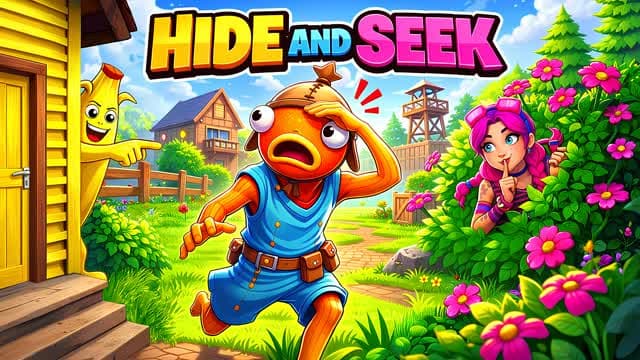 CAMO HIDE AND SEEK🤫 — Fortnite Creative map