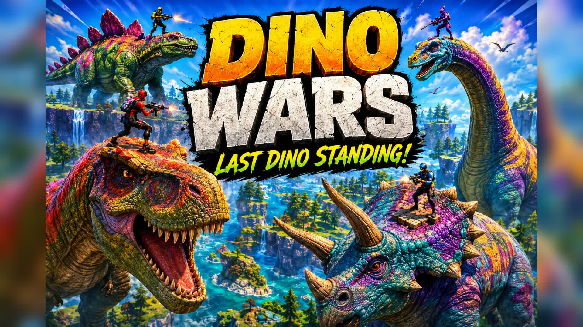 DINO WARS — Fortnite Creative map