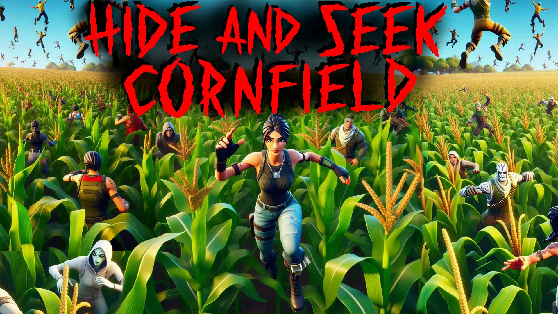 Hide & Seek The Cornfield — Fortnite Creative map