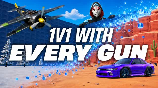 Major X Biphilus FFA ⭐1V1 WITH EVERY GUN — Fortnite Creative map cover art