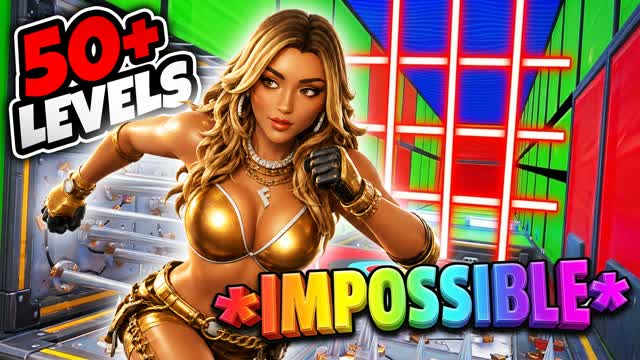 🔥DYLAN IMPOSSIBLE PARKOUR 50+ — Fortnite Creative map cover art