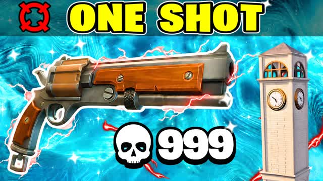 GUN GAME ONE SHOT (1v1v1) — Fortnite Creative map