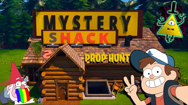 🏠 GRAVITY FALLS SUPER PROP HUNT 🐀 — Fortnite Creative map cover art