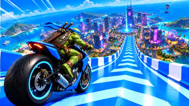 RACE TO WIN - CAR GAME — Fortnite Creative map