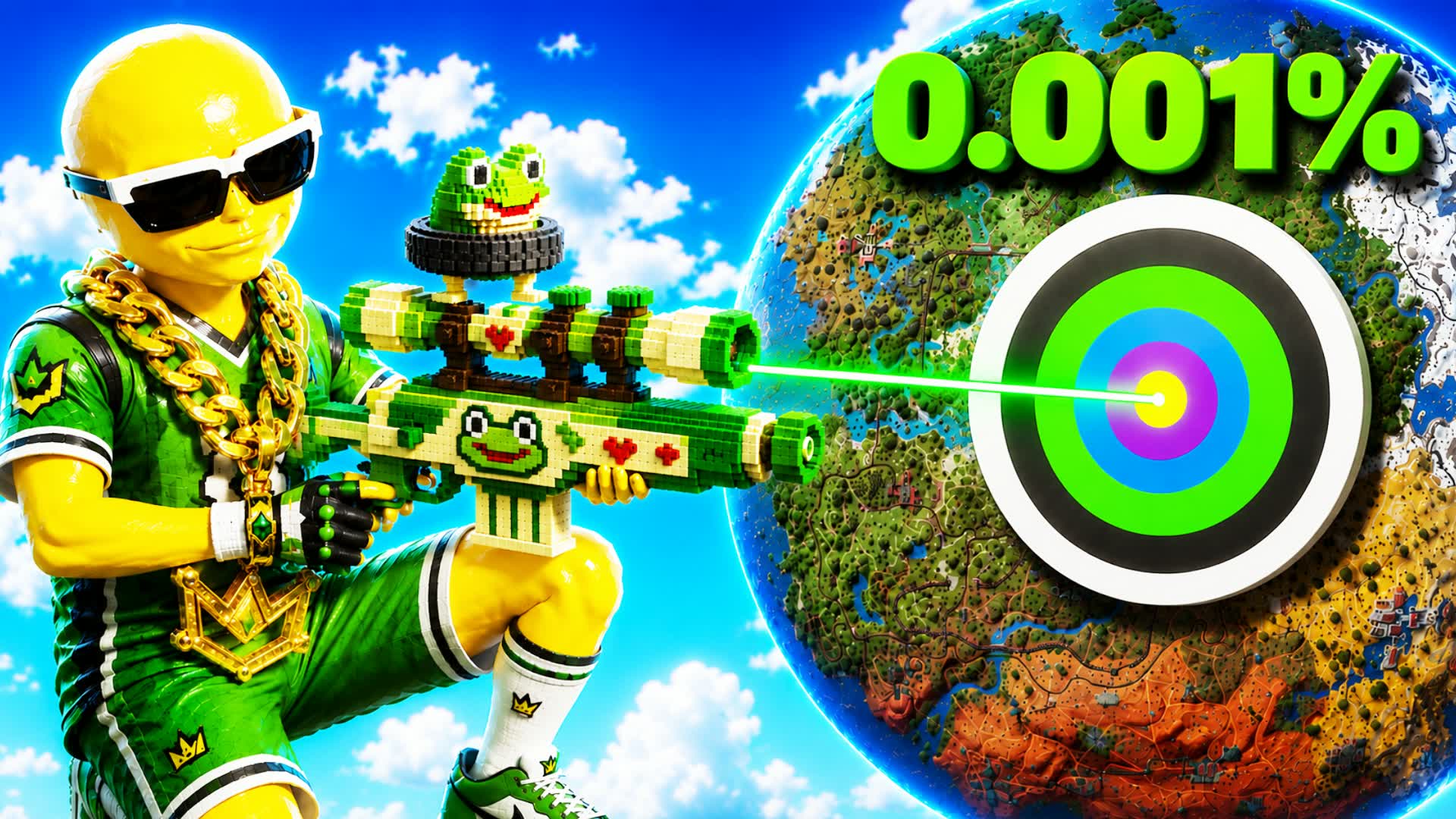 🐸 CRAZY FROG TRICKSHOT PARKOUR 🎯🥶🚀 — Fortnite Creative map