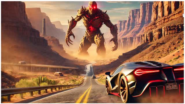 🏜️ CANYON DRIVE – OPEN WORLD SANDBOX 🚗 — Fortnite Creative map cover art