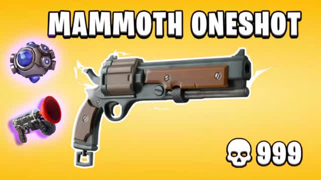 One Shot Mammoth — Fortnite Creative map cover art