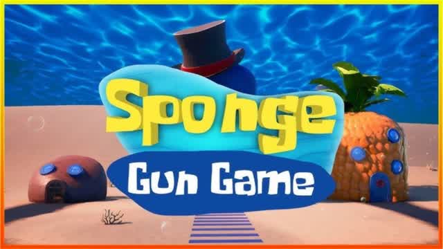 SPONGE (one shot gun game) — Fortnite Creative map cover art