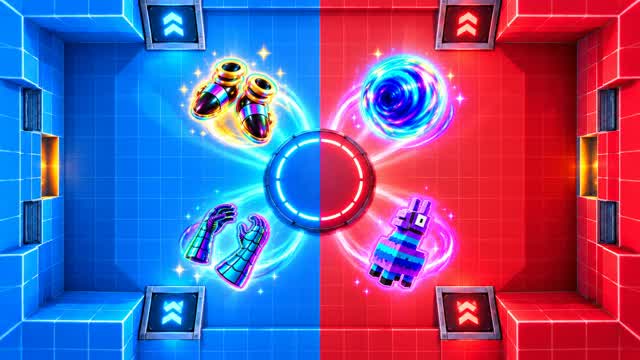 RED VS BLUE: BATTLE ARENA 🔴🔵 — Fortnite Creative map