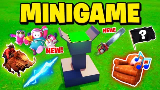 PRESS THE MINIGAME — Fortnite Creative map cover art
