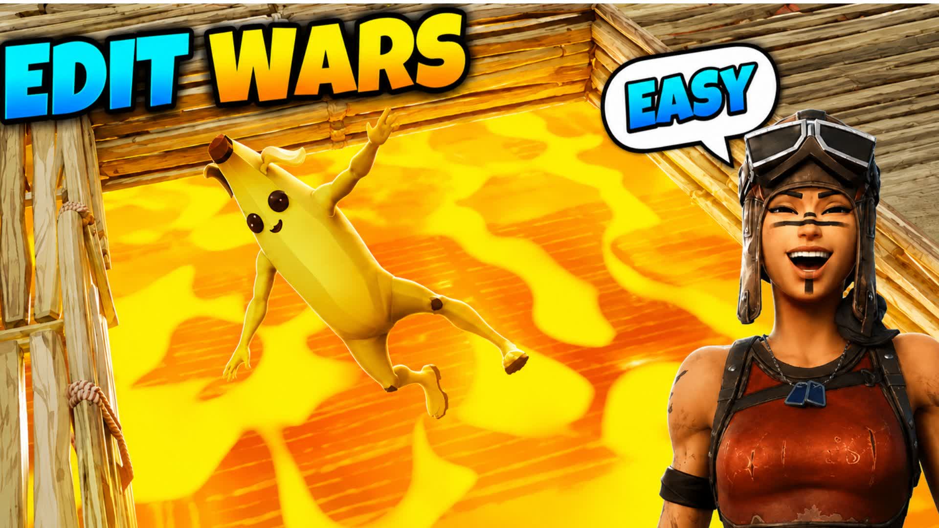 EDIT WARS LAVA/ 3 FLOORS — Fortnite Creative map