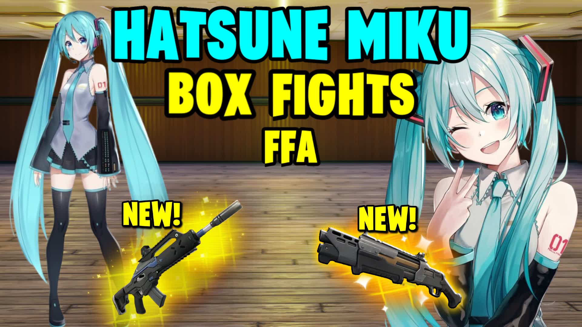 HATSUNE MIKU BOX FIGHT FFA — Fortnite Creative map