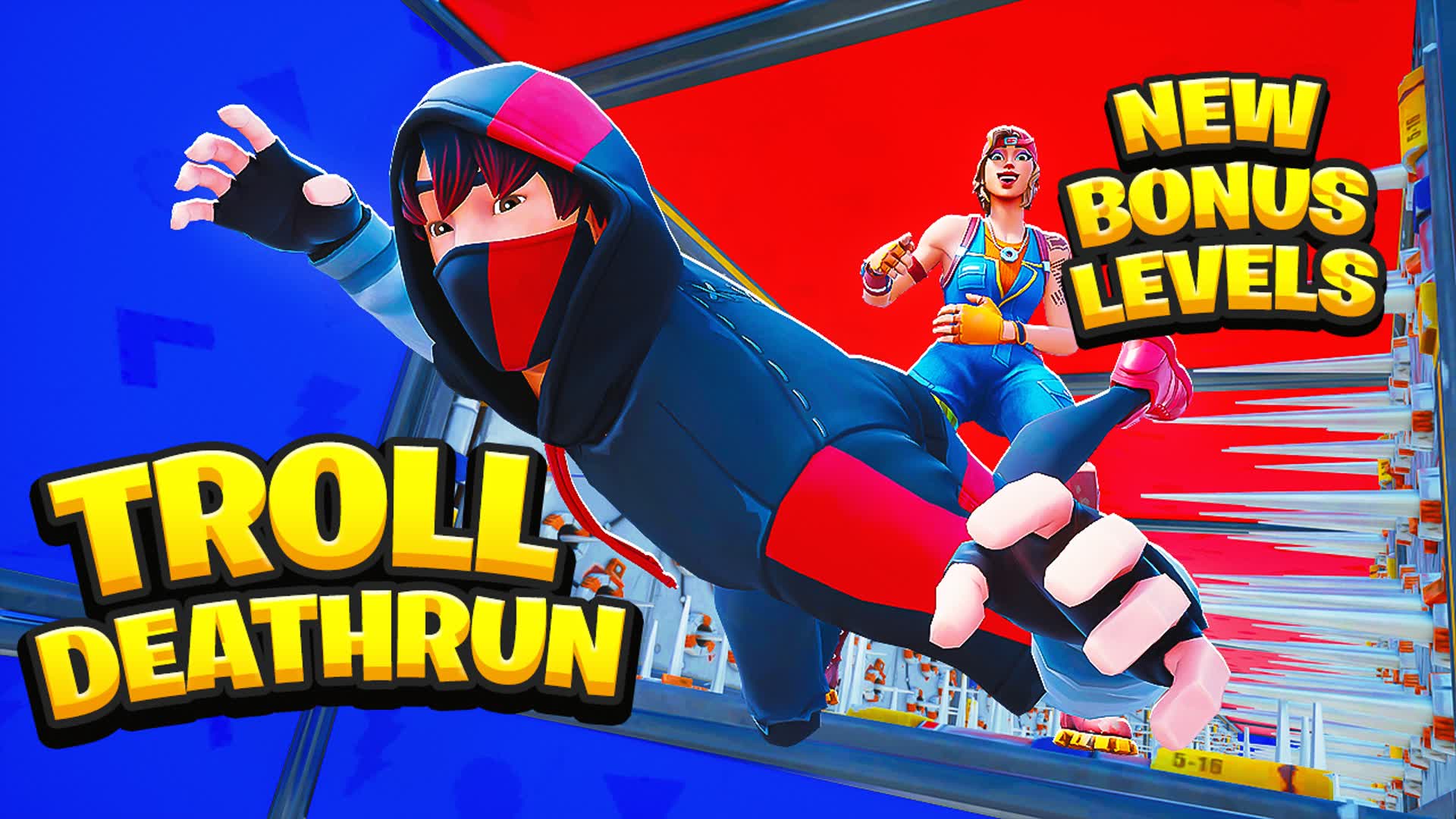Troll 1v1 Deathrun 🤣 — Fortnite Creative map