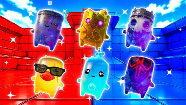 RED VS BLUE RAPID FOCUS 🔴🔵 — Fortnite Creative map cover art