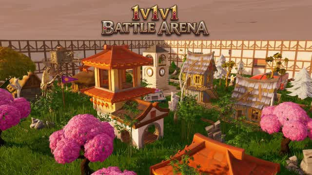 🏟️ NO BUILD BATTLE ARENA (🗺️4 THEMES) — Fortnite Creative map cover art