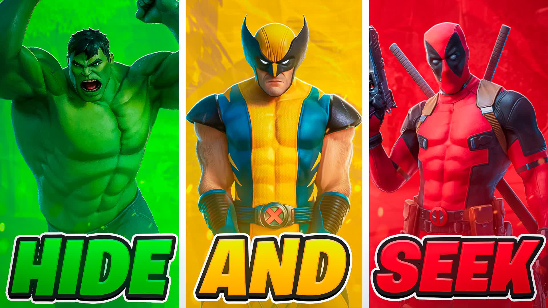 🦸 SUPERHERO HIDE AND SEEK — Fortnite Creative map