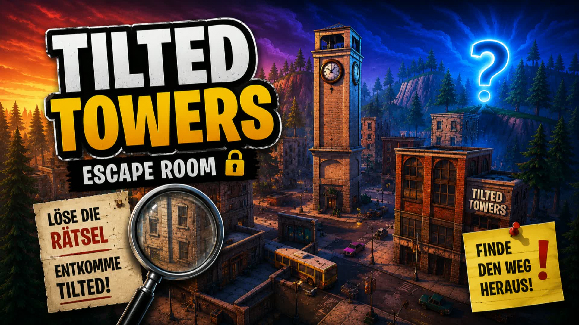 Escape from Titeld Towers — Fortnite Creative map