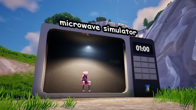 Microwave Simulator — Fortnite Creative map cover art