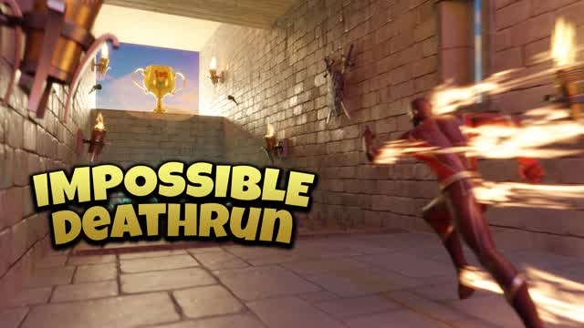 Impossible Deathrun — Fortnite Creative map cover art