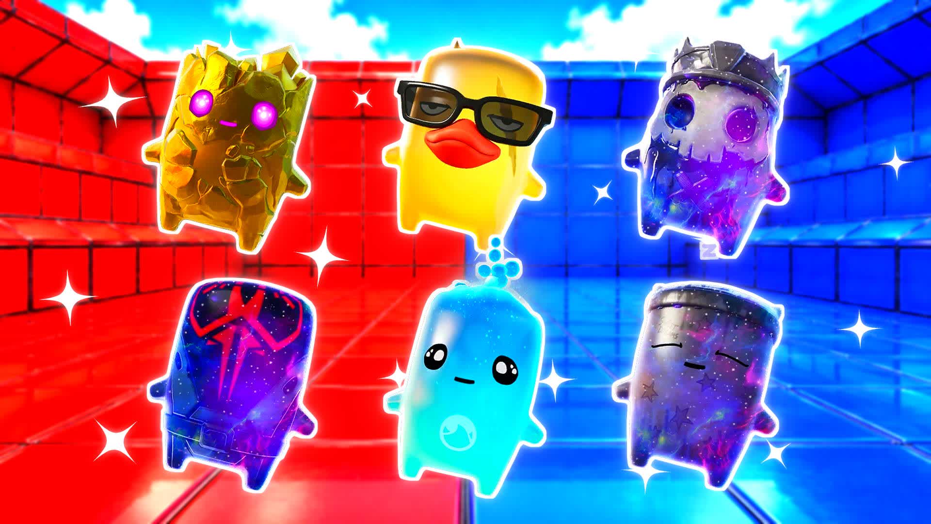 RED VS BLUE MIDNIGHT ISLE 🔴🔵 — Fortnite Creative map