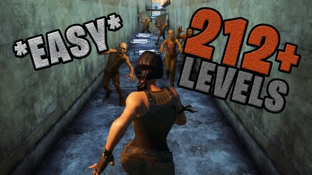 ZOMBIE PARKOUR 212+ — Fortnite Creative map