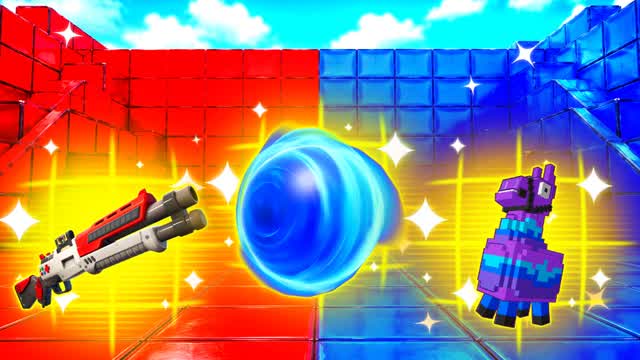 RED VS BLUE GOOD VIBES 🔴🔵 — Fortnite Creative map cover art