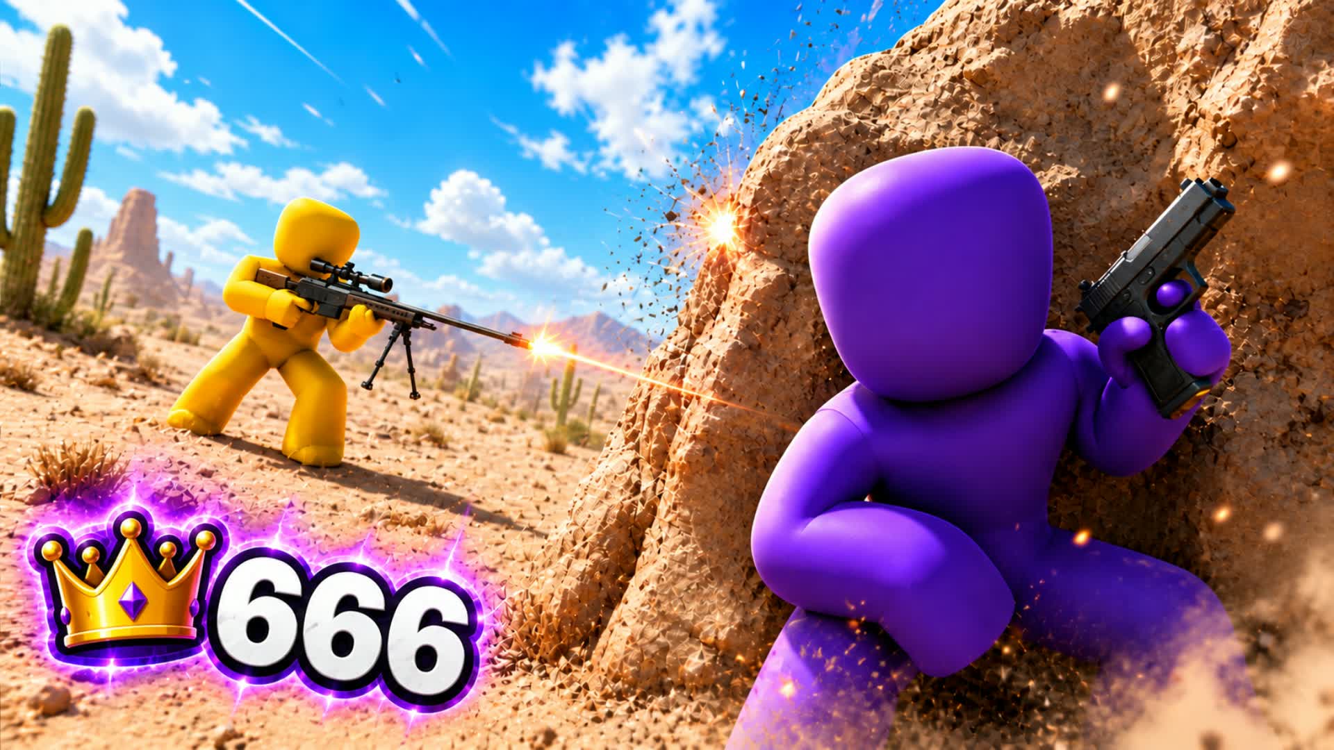 🔫DESERT GUN GAME ♾️ RTX — Fortnite Creative map