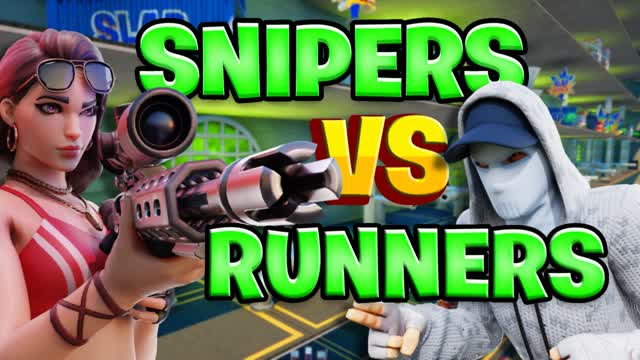 Snipers VS Runners — Fortnite Creative map cover art