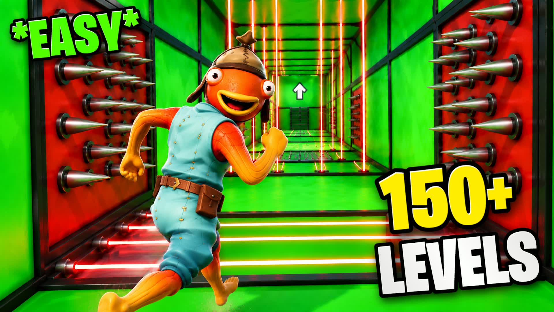 150+ Level Easy Obby Deathrun [PARKOUR] — Fortnite Creative map
