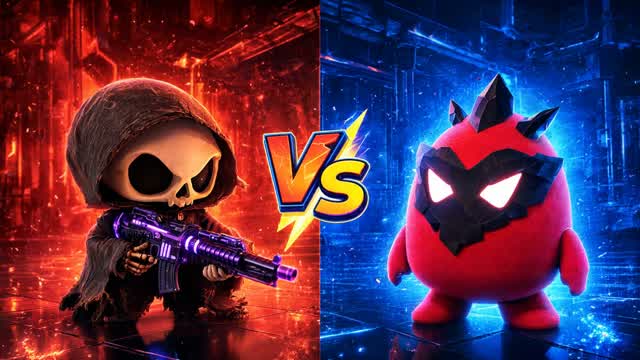 CRAZY RED VS BLUE 🔴🔵 FFN — Fortnite Creative map cover art