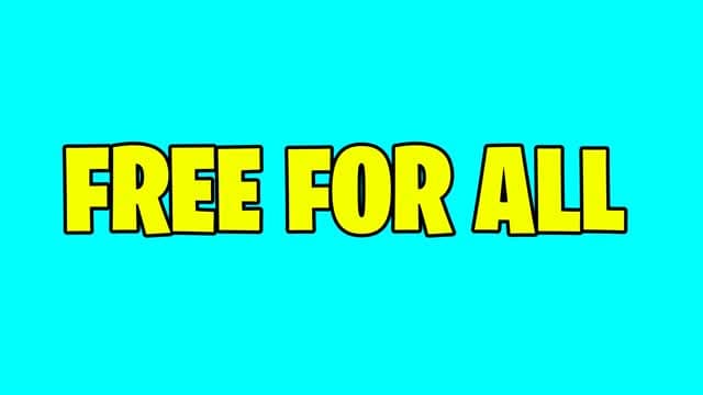 Free for all — Fortnite Creative map cover art