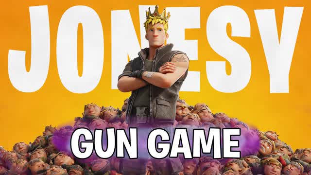 Jonesy Gun Game — Fortnite Creative map