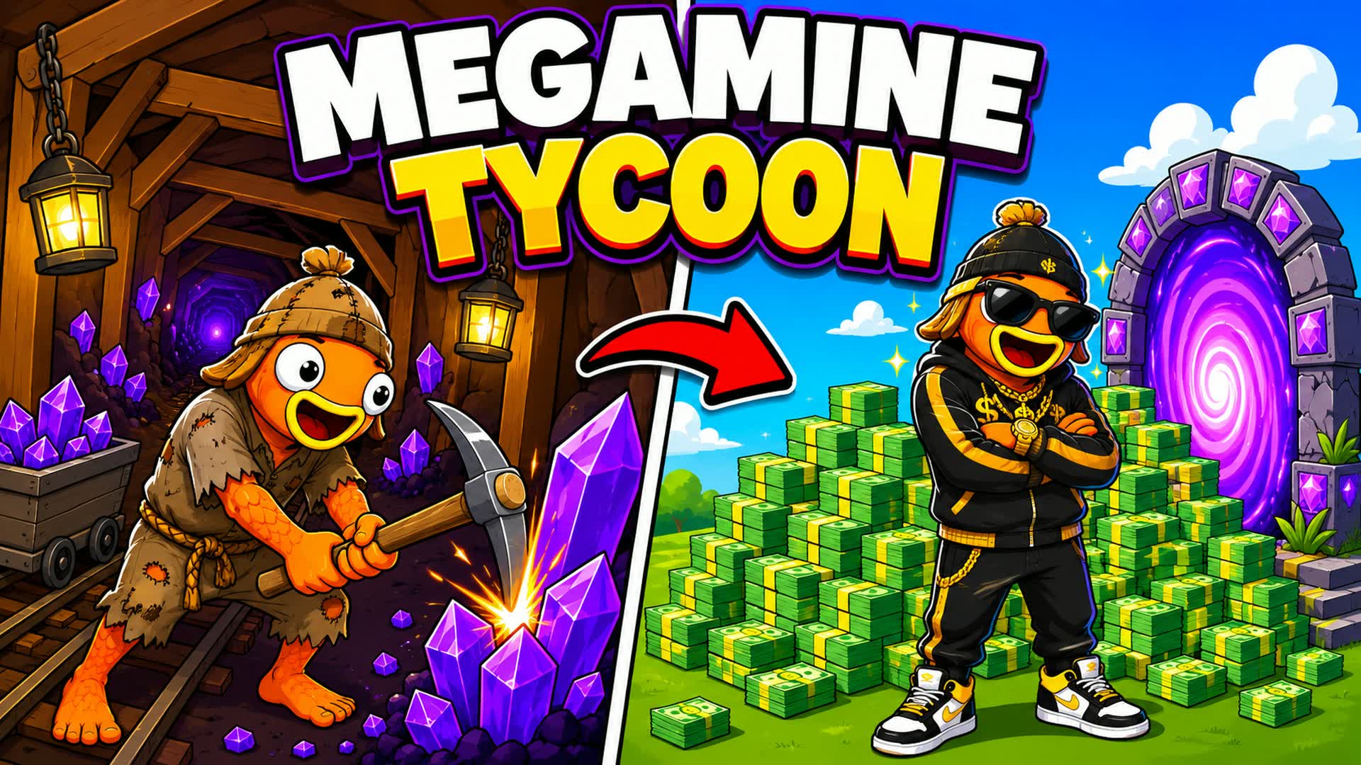 MEGA MINE TYCOON 📈 ⛏️ — Fortnite Creative map