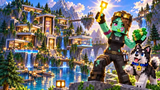 MEGA BLOCK MANSION — Fortnite Creative map
