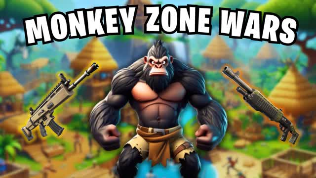 Monkey Zone Wars  🐵 — Fortnite Creative map