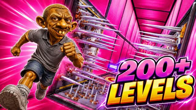 unreal 199+ Level Parkour [0987] — Fortnite Creative map cover art
