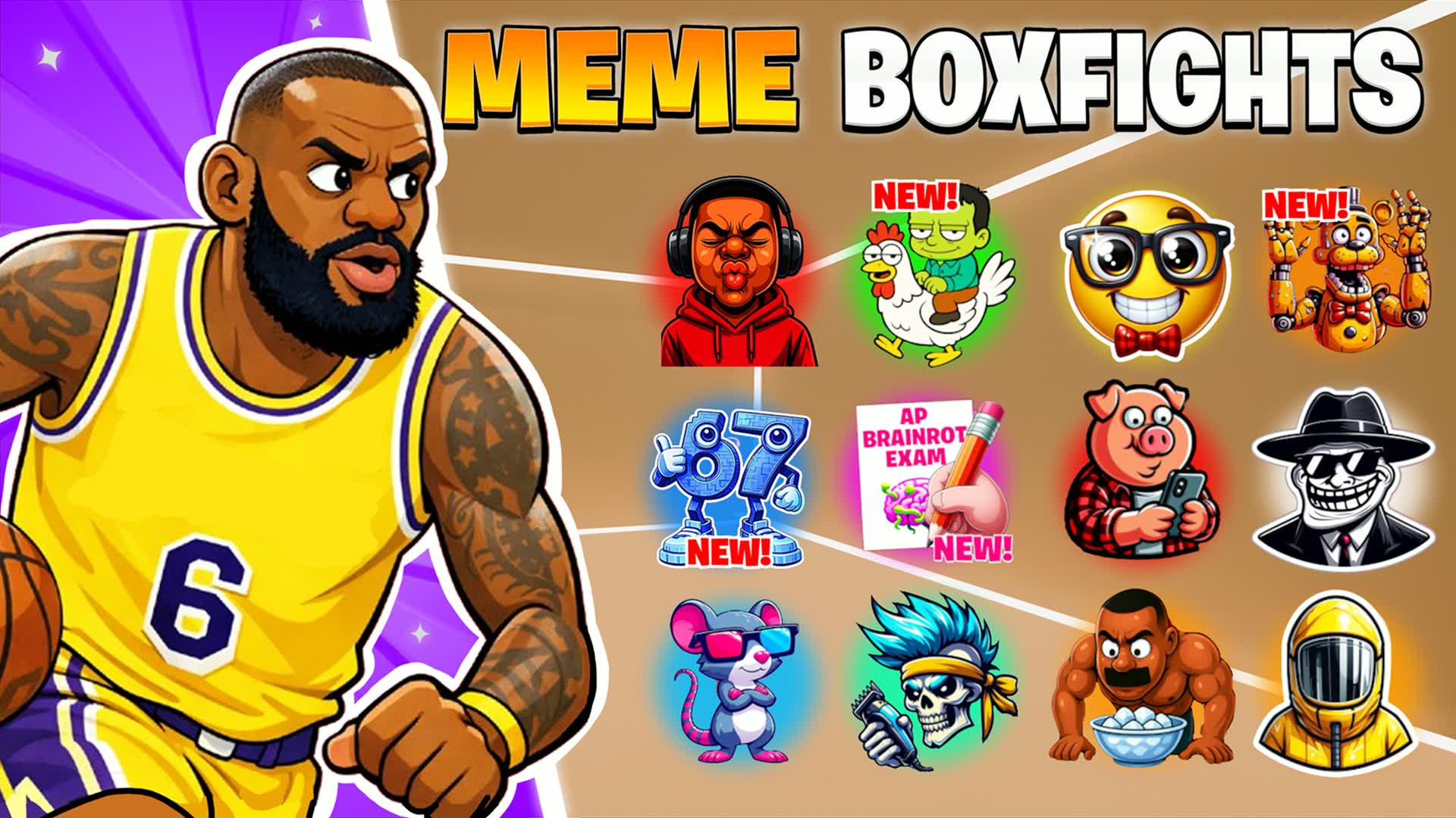 MEME BOX PVP - BOXFIGHTS BRAINROT A — Fortnite Creative map
